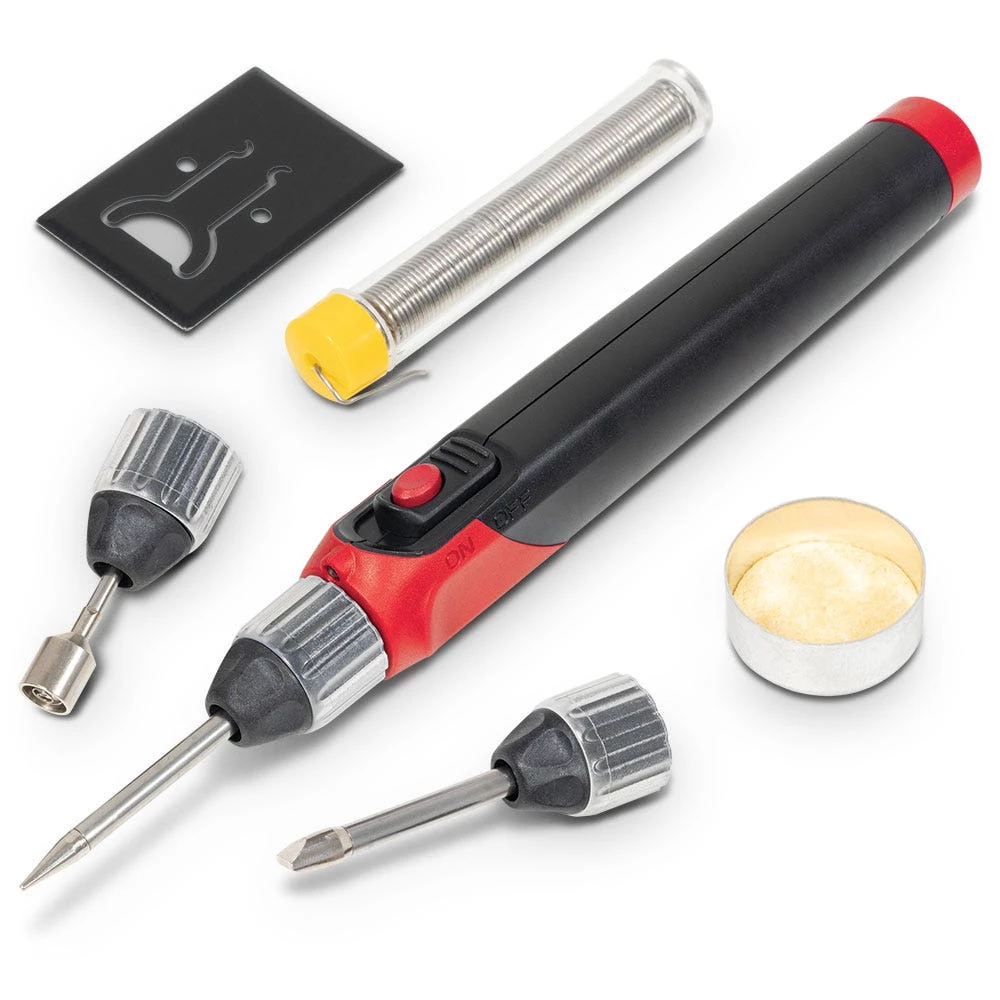 MICHIGAN 30W Cordless Soldering Iron Set W. Rechargeable Li-ion Battery MCSI30 1 MICHIGAN 30W Cordless Soldering Iron Set W. Rechargeable Li-ion Battery MCSI30