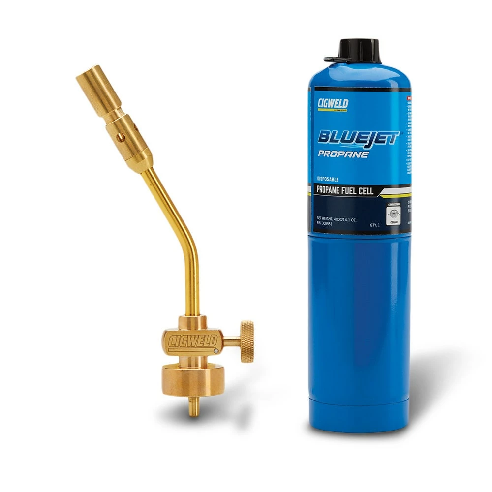 CIGWELD JET411 Pencil Flame Torch W. Propane Single Fuel Cell 308404 1 CIGWELD JET411 Pencil Flame Torch W. Propane Single Fuel Cell 308404