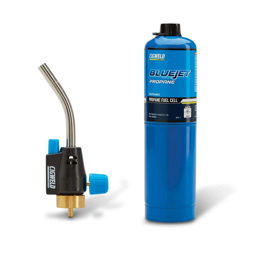 CIGWELD Jet409 Triple-point Flame & Propane Fuel Cell 308402 1 CIGWELD Jet409 Triple-point Flame & Propane Fuel Cell 308402