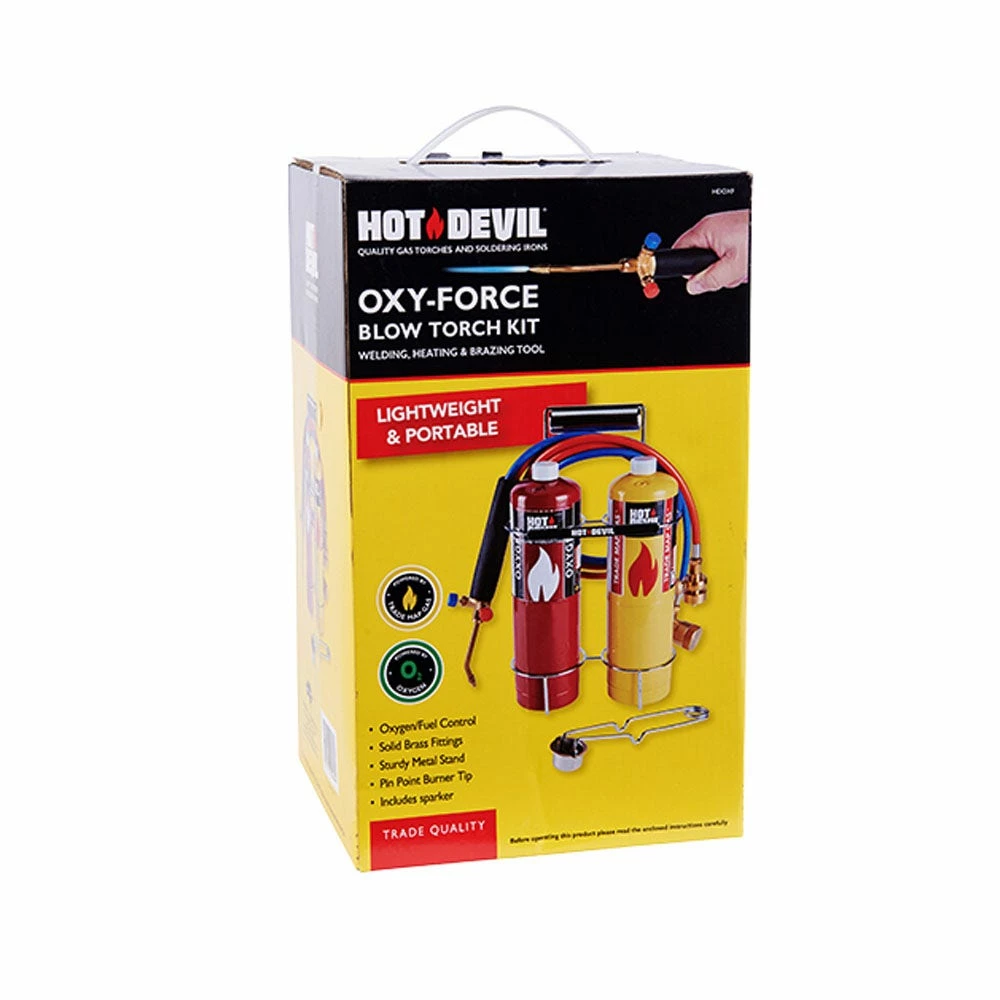 HOT DEVIL Oxy Force Blow Torch Kit HDOXF 2 HOT DEVIL Oxy Force Blow Torch Kit HDOXF - Image 2