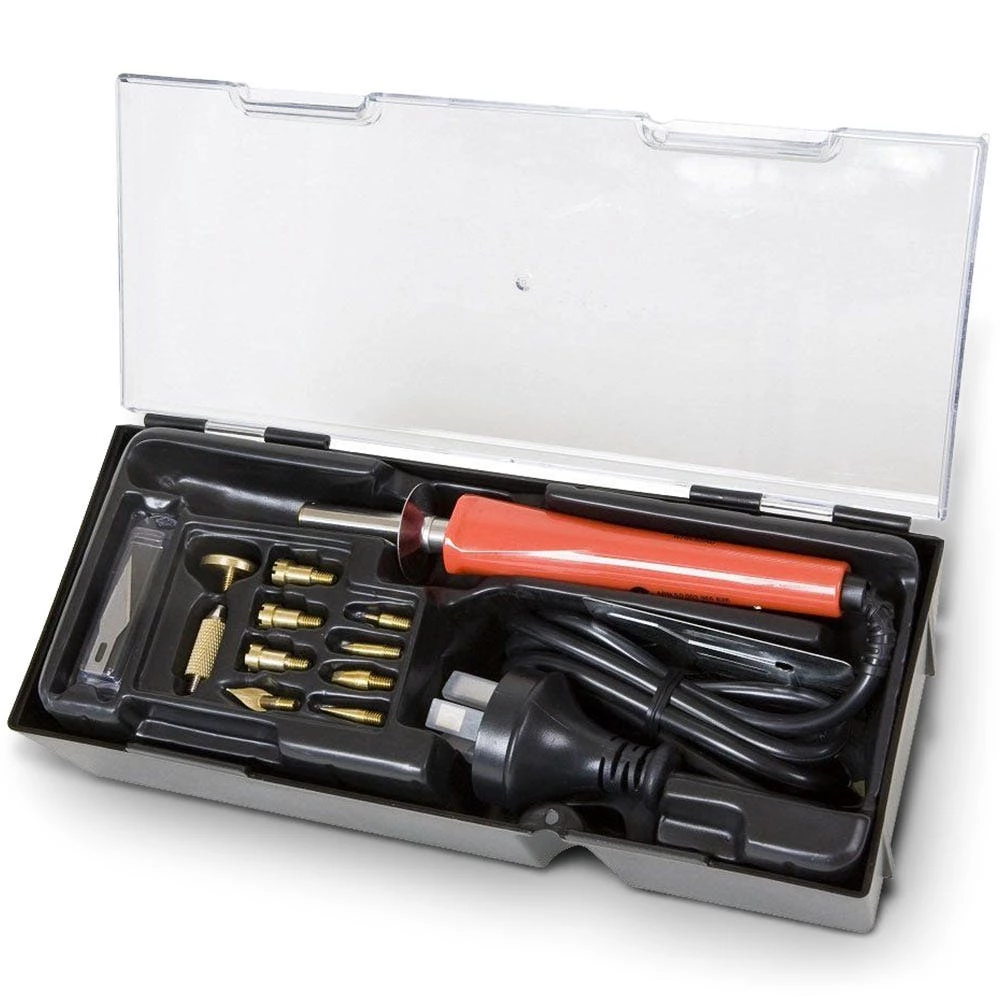 WELLER 30W Wood Burning Hobby Soldering Iron Kit WHK30AU 1 WELLER 30W Wood Burning Hobby Soldering Iron Kit WHK30AU