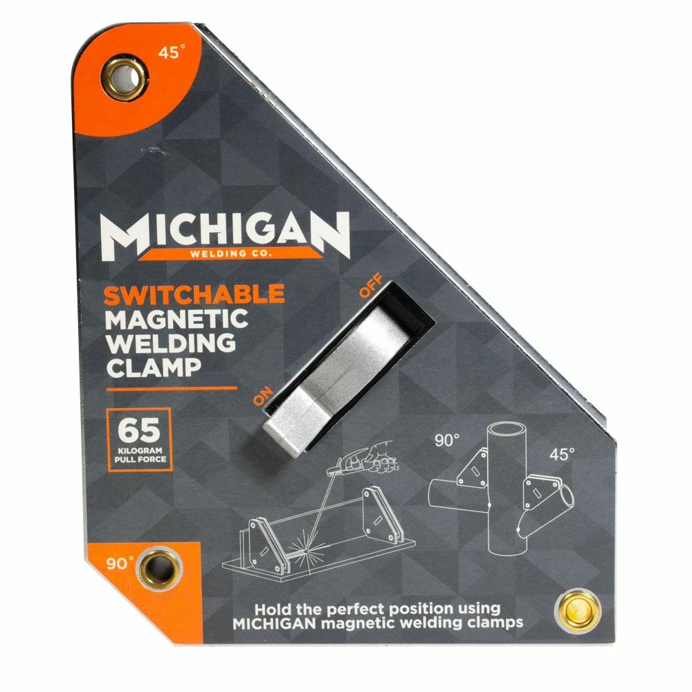 MICHIGAN Multi-Angle 65kgf Switchable Magnetic Welding ClampMMAGSSW65 1 MICHIGAN Multi-Angle 65kgf Switchable Magnetic Welding ClampMMAGSSW65