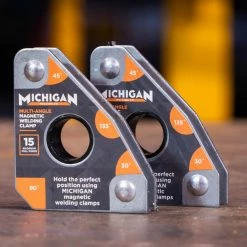 Alternative view of MICHIGAN Multi-Angle 15kgf 2 Pack Magnetic Welding Clamp MMAGMUL152