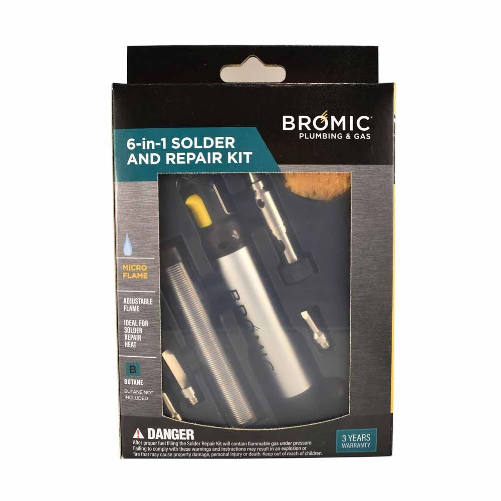 BROMIC 6In1 Repair Soldering Iron Gas Kit 1811643 2 BROMIC 6In1 Repair Soldering Iron Gas Kit 1811643 - Image 2