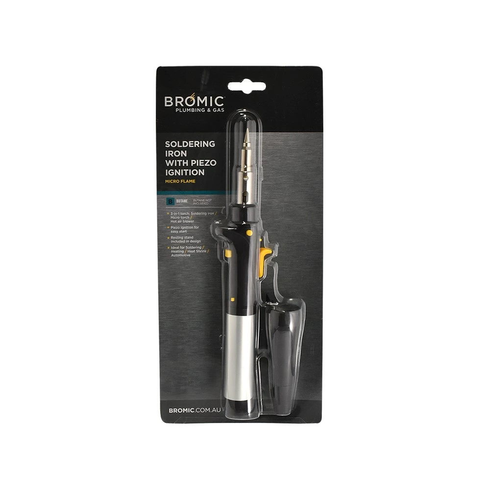 BROMIC Soldering Iron Butane 3In1 W/ Piezo Ignition 1811644 2 BROMIC Soldering Iron Butane 3In1 W/ Piezo Ignition 1811644 - Image 2