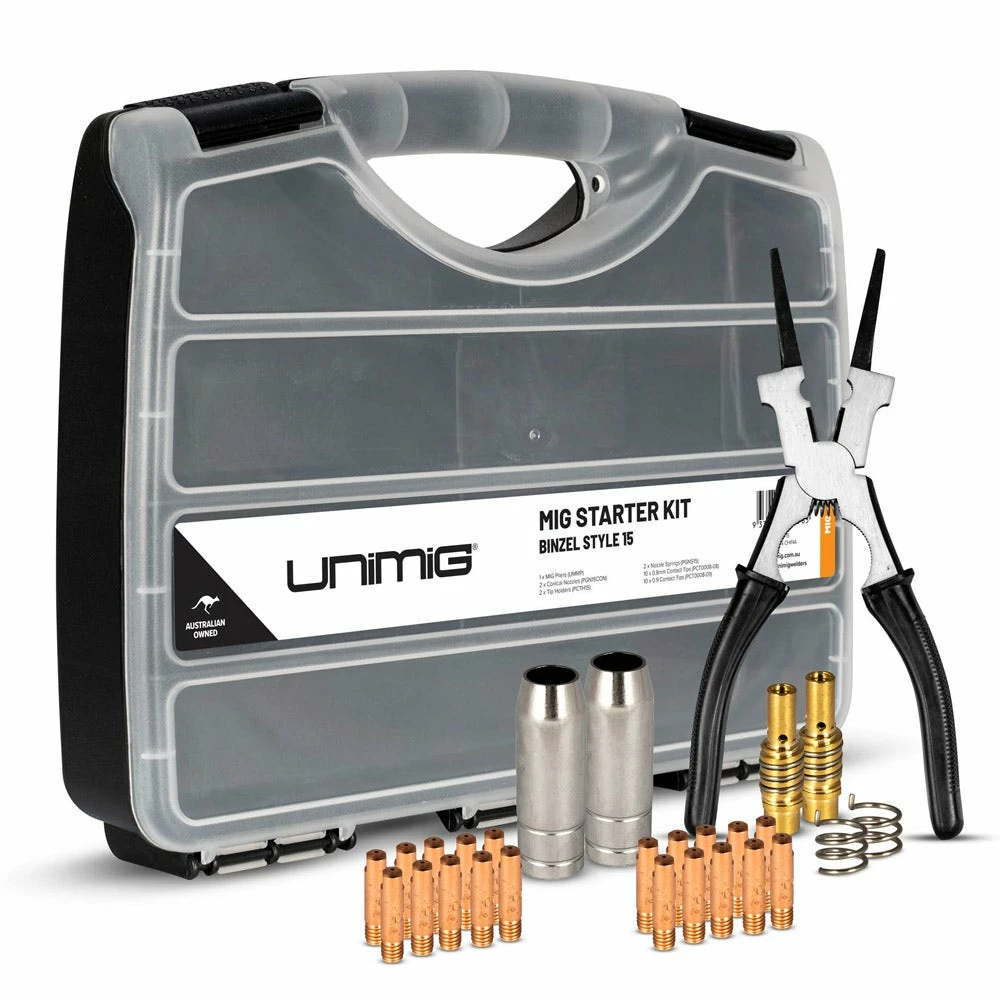 UNIMIG Suitable For Use With Binzel MB15 MIG Torch Starter Kit UMSK15 1 UNIMIG Suitable For Use With Binzel MB15 MIG Torch Starter Kit UMSK15