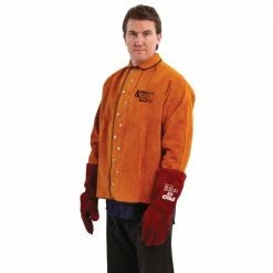 PROCHOICE PYROMATE 2XL Large Leather Welding Jacket