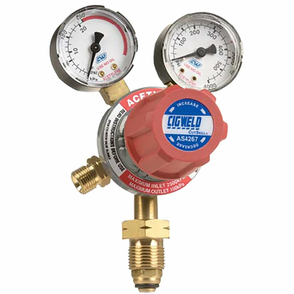 CIGWELD CutSkill Acetylene Regulator 210223 1 CIGWELD CutSkill Acetylene Regulator 210223