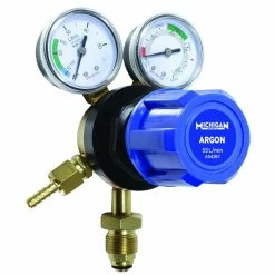MICHIGAN 55l/min Argon Regulator Twin Gauge REGARG270