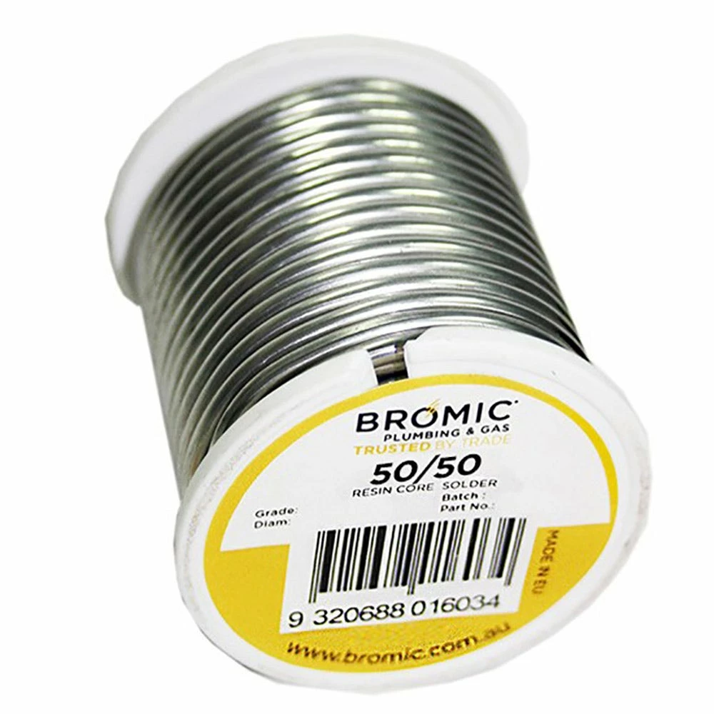 BROMIC 3.2mm 50/50 Cored Resin Solder 1711010 1 BROMIC 3.2mm 50/50 Cored Resin Solder 1711010