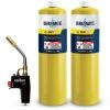 BERNZOMATIC Soldering Torch 2x Map Pro Trigger Start Swirl Flame TS4000T2K