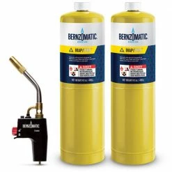 BERNZOMATIC Soldering Torch 2x Map Pro Trigger Start Swirl Flame TS4000T2K